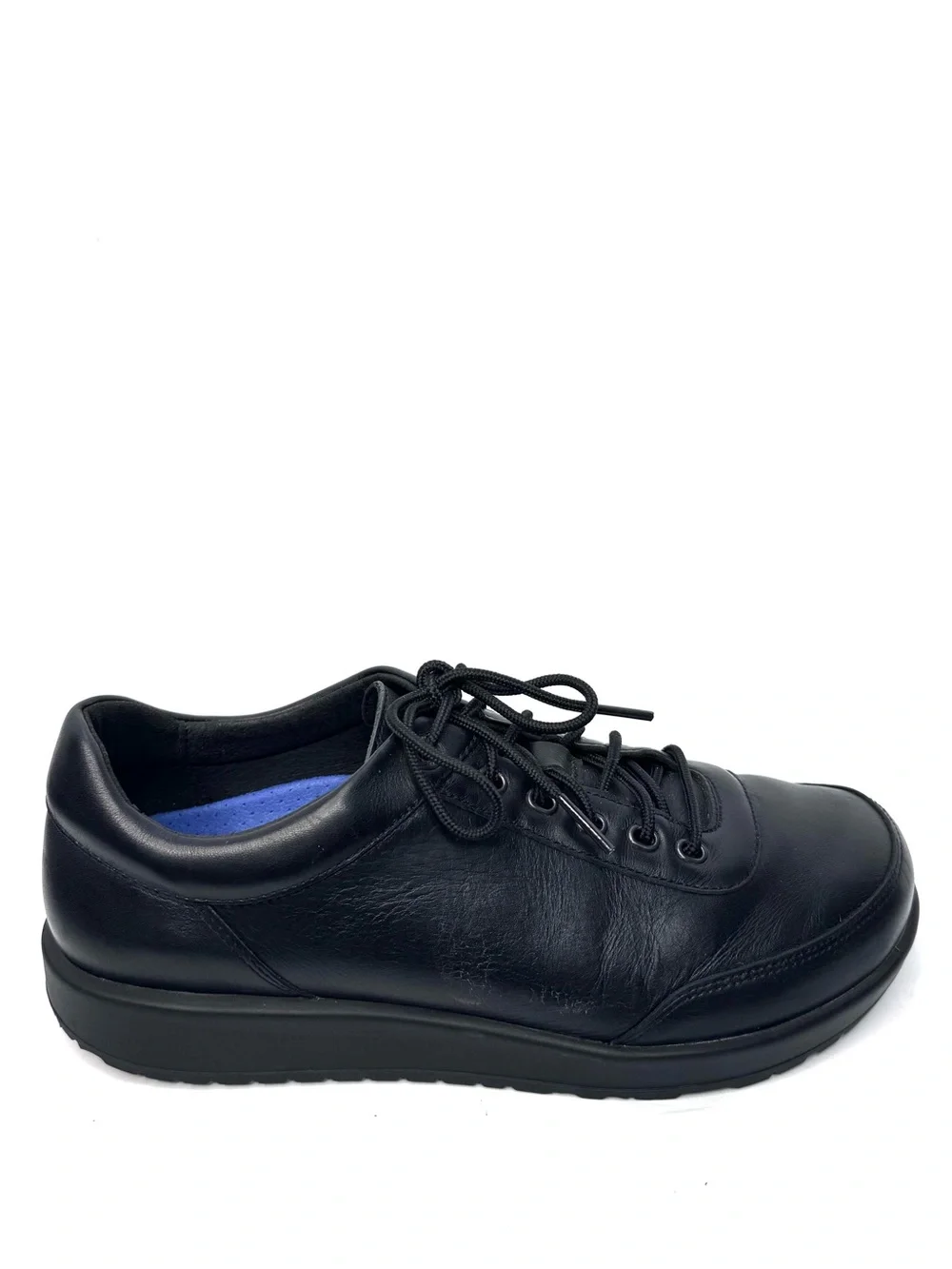Birkenstock Highwood Lace Low Mens US 7 EU 40 Black Leather Comfort Shoes